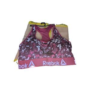 Reebok sports bra 2x Performance Sports Red Black White